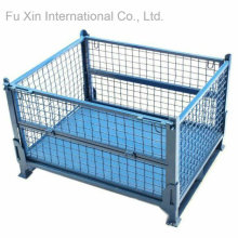 Stackable and Fixed Storage Pallet Container Cage